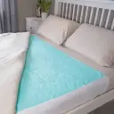 Alèse de lit réutilisable avec rabats (Lot de 2)