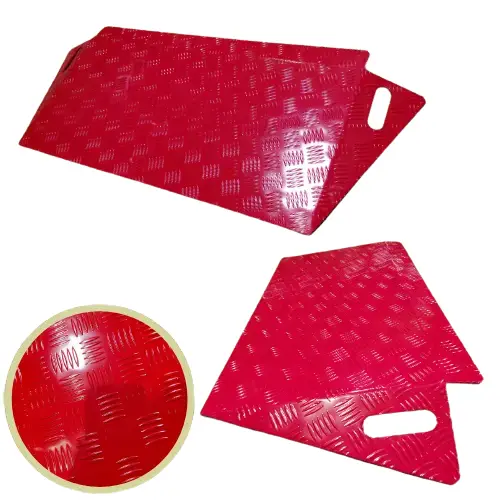 [3180314] Rampe de seuil en aluminium Alucolo (Vert, 34 cm)