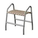 Banc de douche avec 2 poignées 