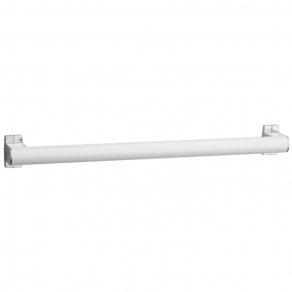 [6880301] Barre d'appui droite Docca - alu blanc  (40 cm)