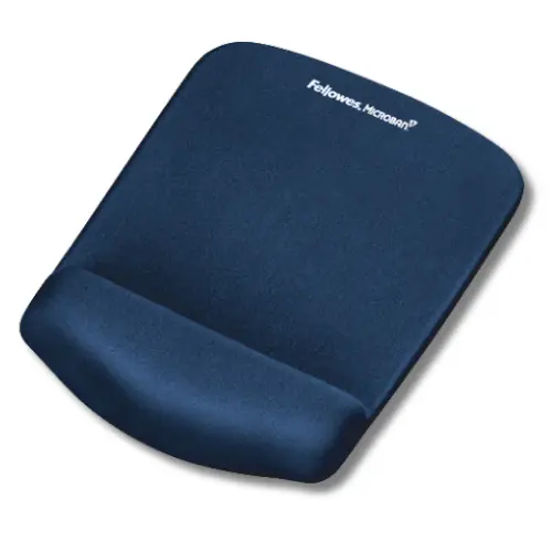 [8009997] Tapis de souris avec repose-poignet - Mousse mémoire de forme  (Noir)