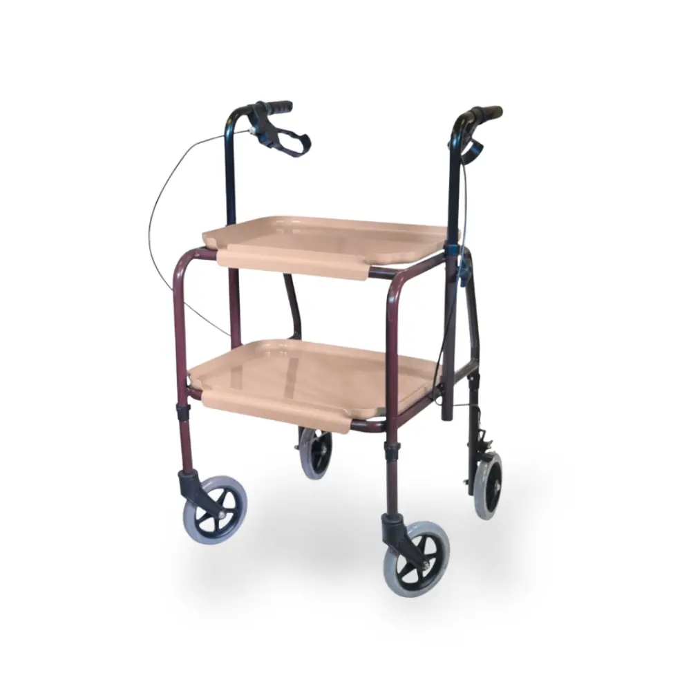 [7000010] Déambulateur desserte 4 roues à freins