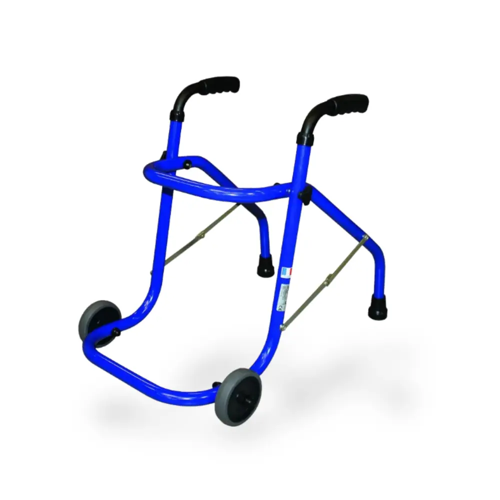 [7000028] Déambulateur 2 Roues Enfant Confort Pliant S (Rouge)