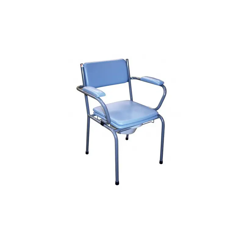 [6380097] Chaise Garde-Robe Confort Fixe avec Accoudoirs Escamotables (Standard, Bleu)