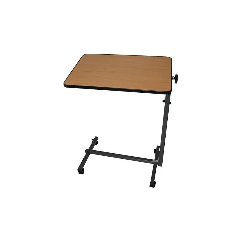 [7000101] Table de Lit Inclinable avec Piétement en H et Grand Plateau