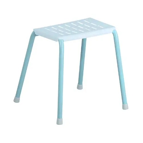 [7000148] Tabouret de Douche Stable et Hygiénique (Bleu pastel)