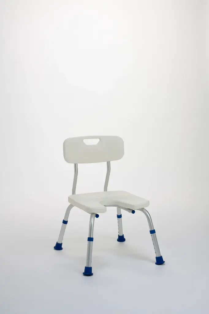 [7000373] Chaise de Douche avec Découpe Anatomique (Bleu)