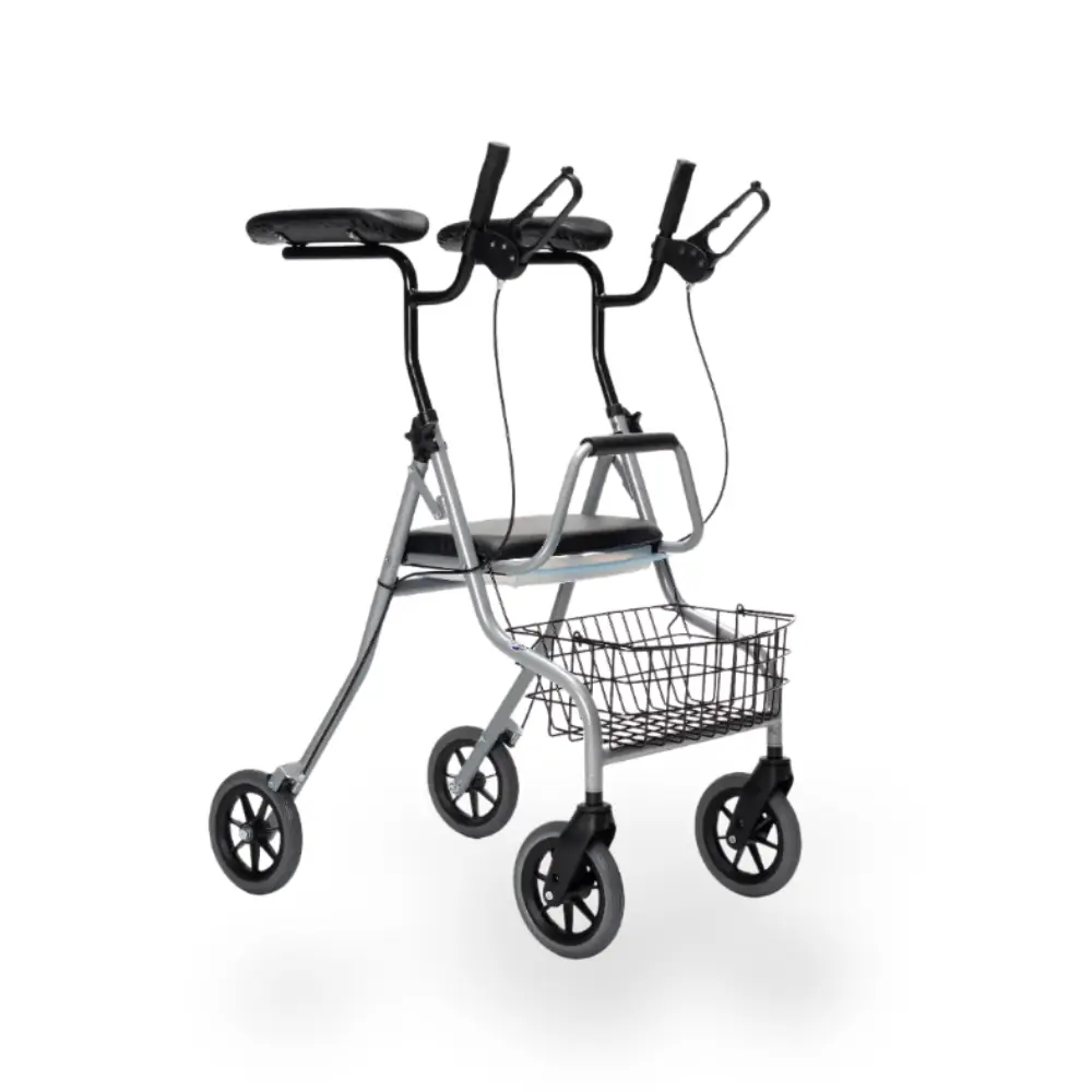 [7000396] Déambulateur Pliant 4 roues avec Appuis Anté-Brachiaux