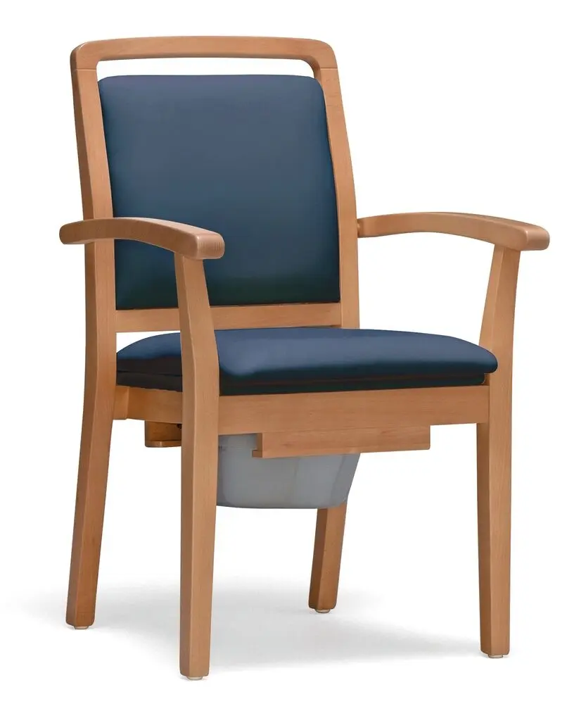 [7000920] Chaise Garde-Robe En Bois Confort (Taupe)