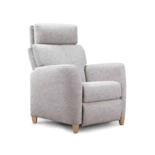 [7007036] Fauteuil Releveur Ajustable 2 Moteurs (Gris Chiné)
