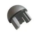 Bouchon rond pour main courante intérieure MALI en aluminium anodisé