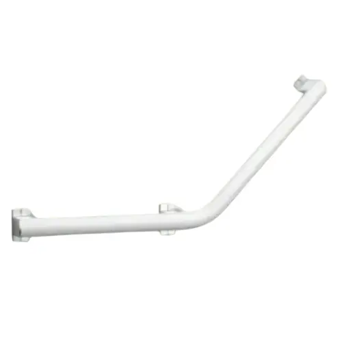 [6880300] Barre d'appui coudée 135° Docca - 3 points - alu blanc