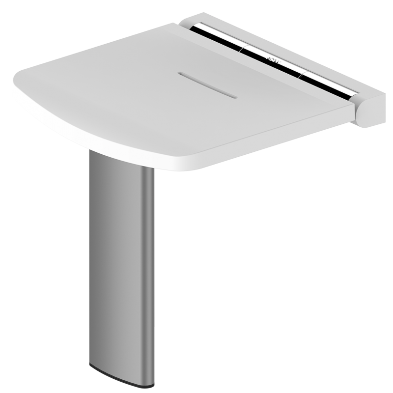 [6880306] Siège de douche relevable Adaggio blanc