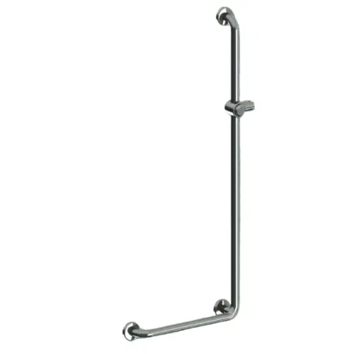 [6880310] Barre de douche en L - acier inoxydable - 450x1200 mm